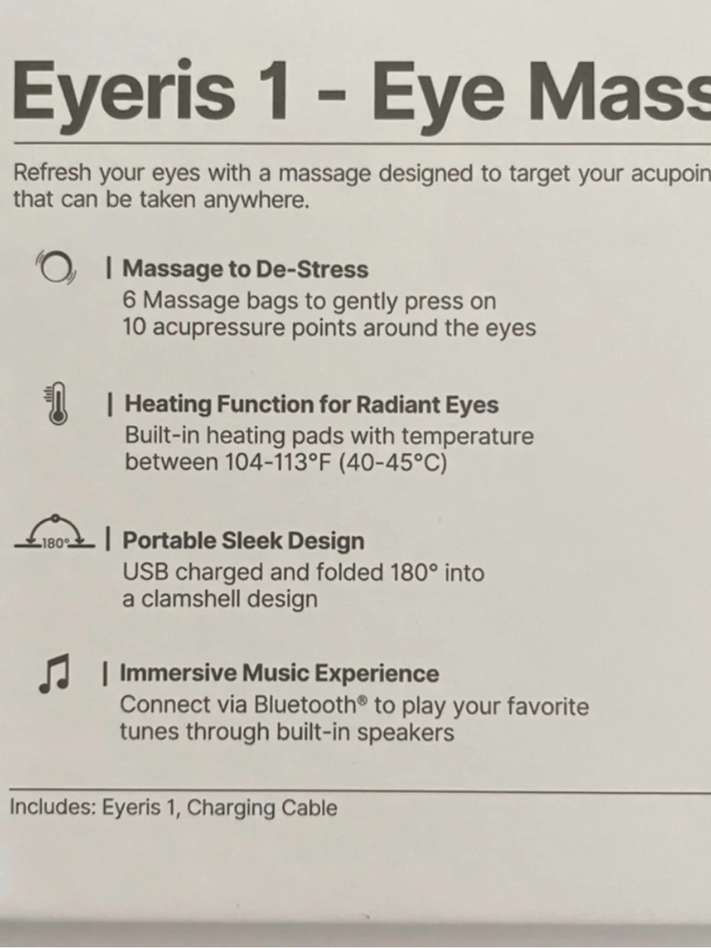 Eyeris 1 Eye Massager